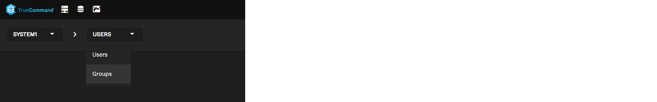 Creating a New NAS Group NASGroup1