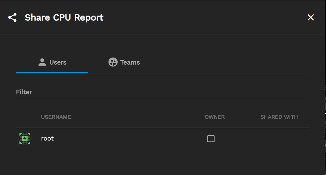 Reports Sharing ReportsSharing