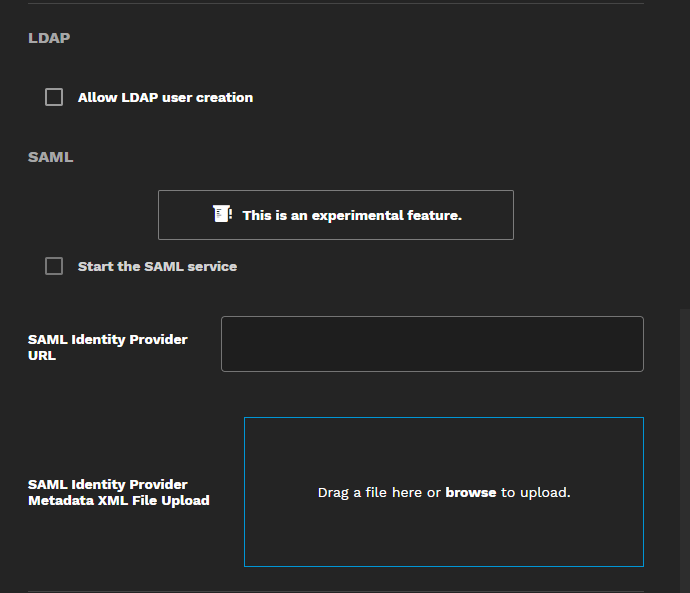 Configuration LDAP Settings AdministrationConfigLDAP