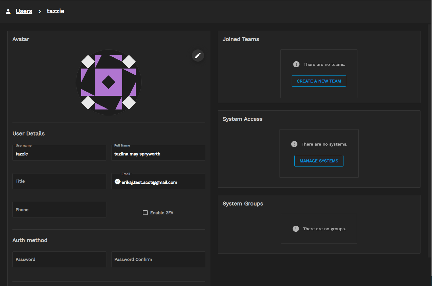 TrueCommand User Reset Password TrueCommandUserResetPassword