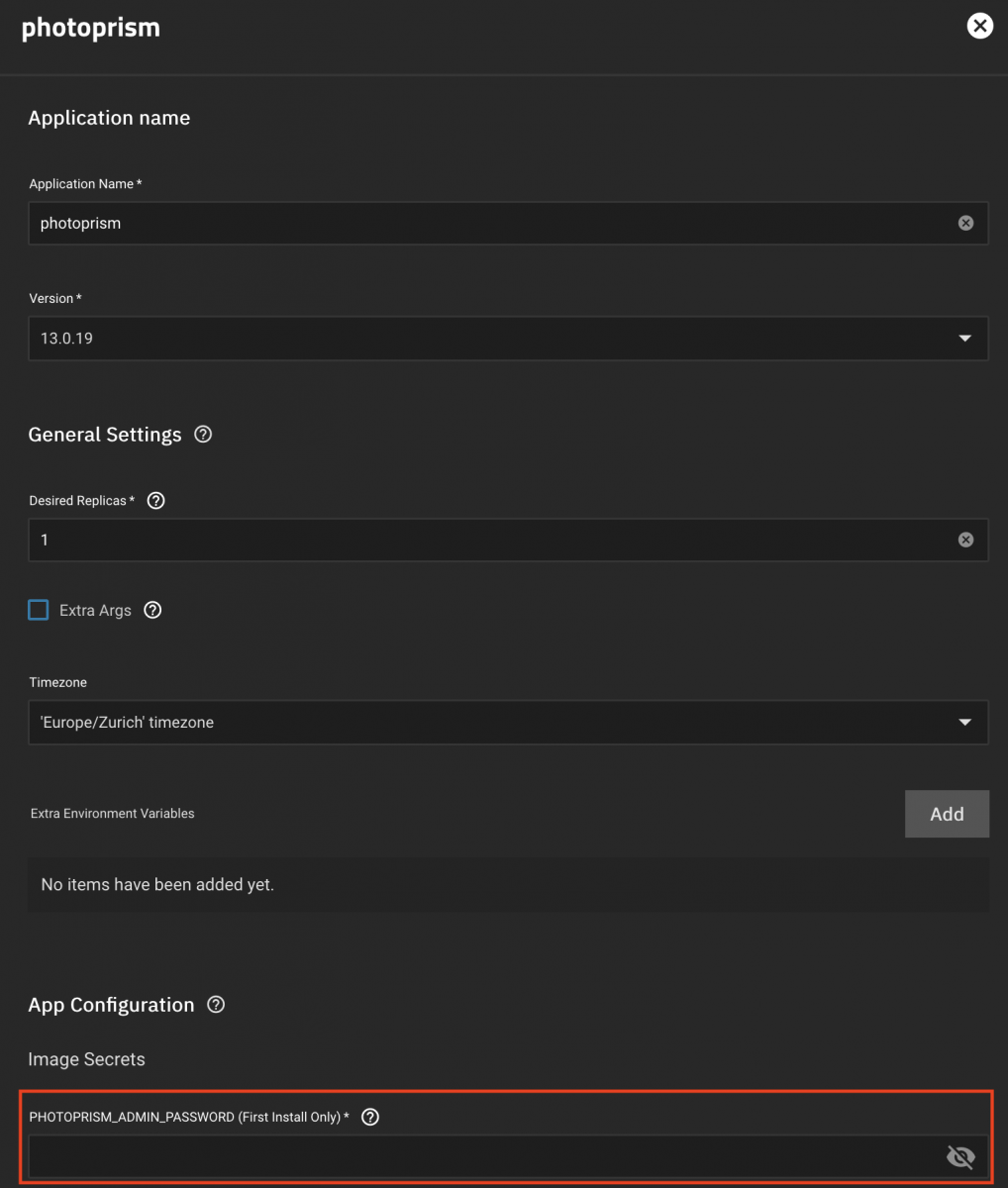 Photoprism Truecharts defualt username password? TrueNAS Community