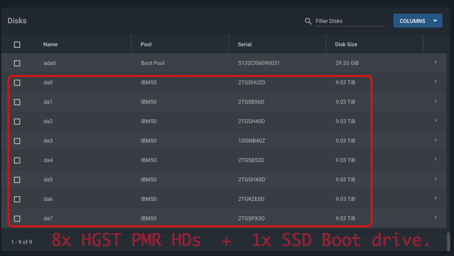 9 HD in total - 1SSD + 8x HGST.png
