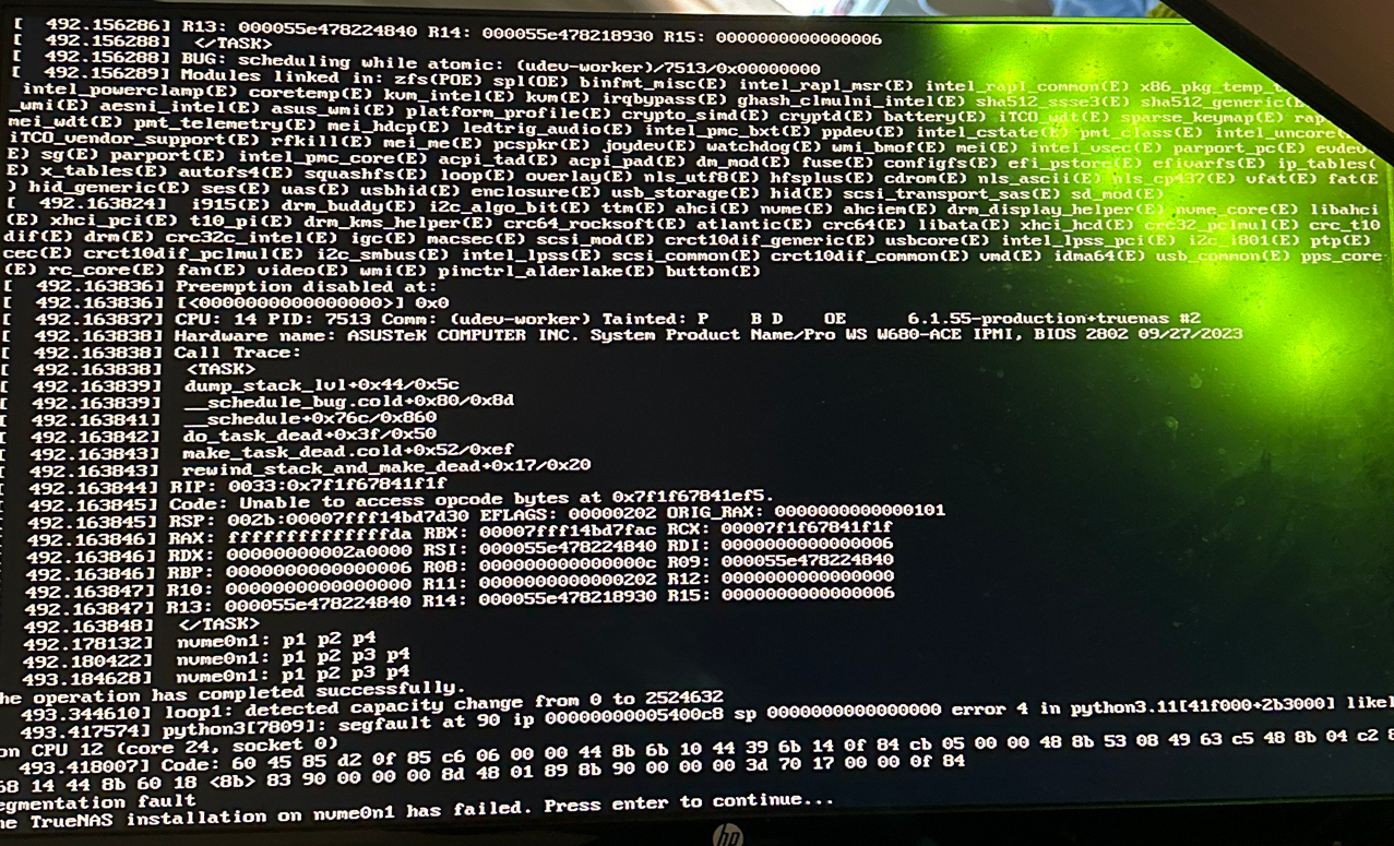 Can't install TrueNAS (Scale OR Core) | TrueNAS Community