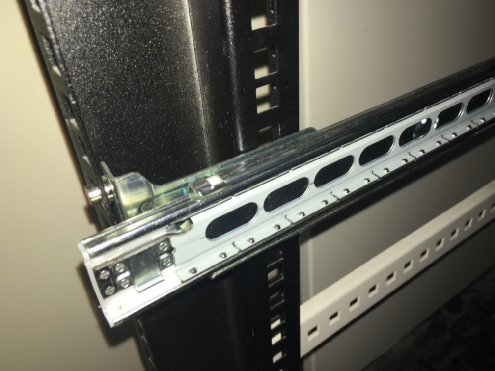 chenbrow rails in rack.JPG