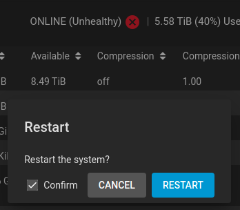 does restart clear the red unhealthy.png