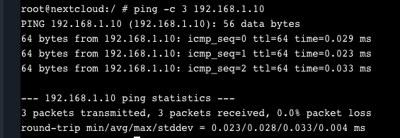 Ping Nextcloud to Freenas.png