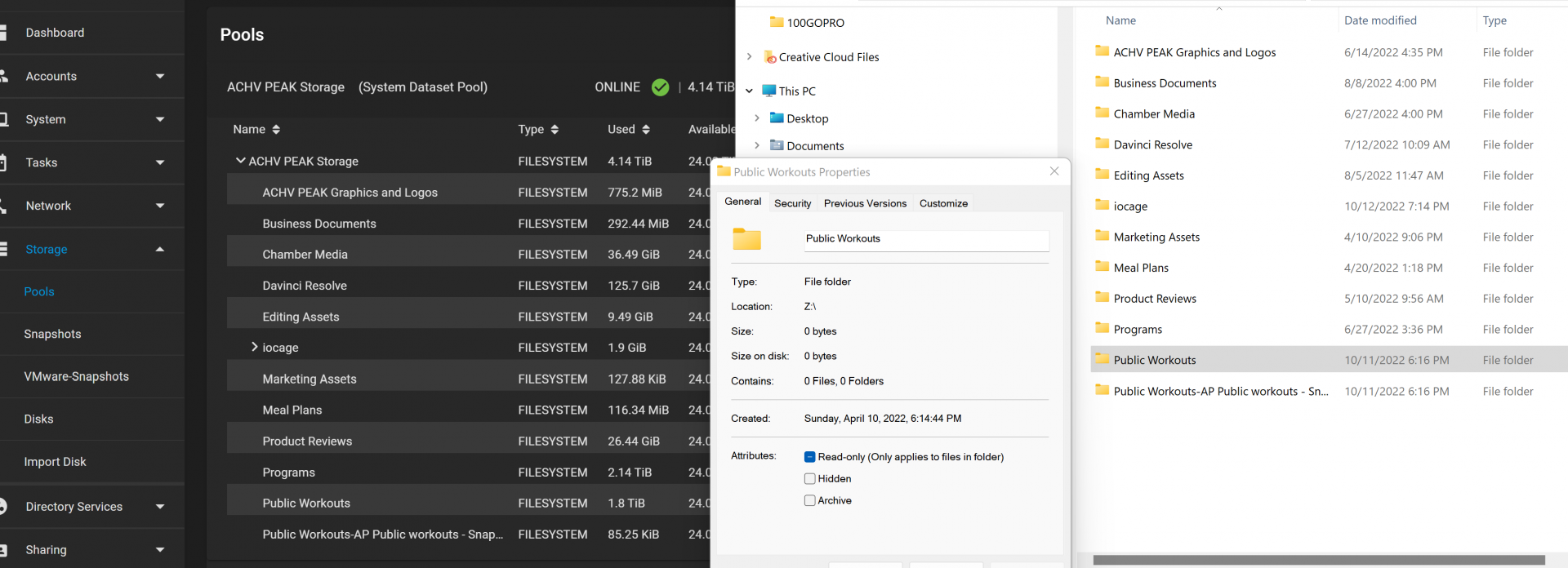 Public Workouts Folder Showing No Data On Laptop.png