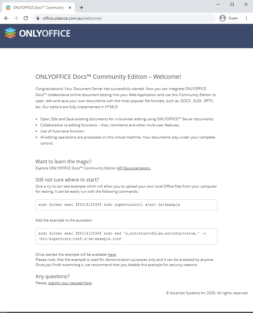 udmelding brænde frimærke Nextcloud and OnlyOffice Integration | TrueNAS Community