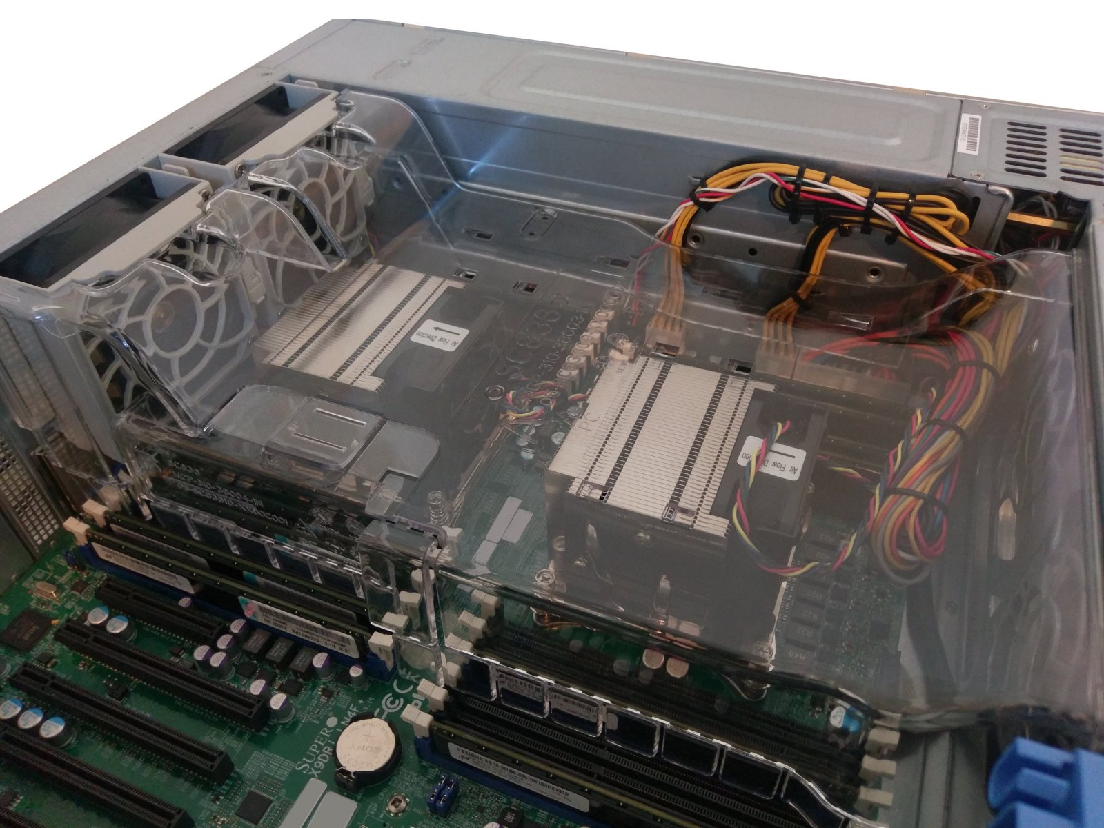 thumbnail image 2 of Supermicro SNK-P0048P LGA2011 Server CPU Radiator – 2U Aluminum Heatsink – X79 X99 2 of 5