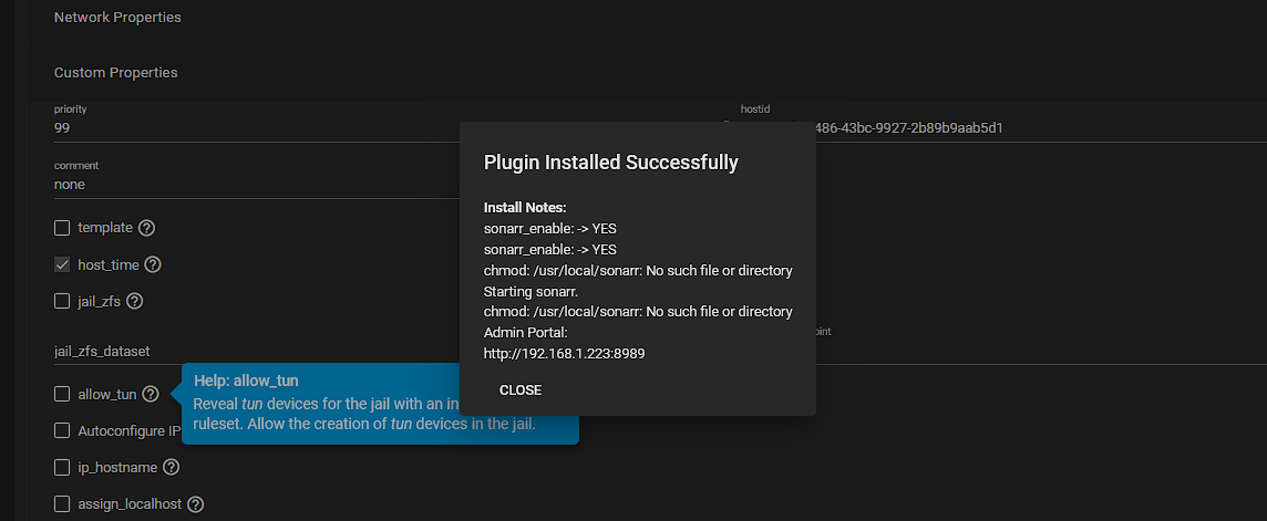 sonarr_install_success.png