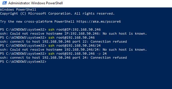Windows Client SSH attempt1.JPG