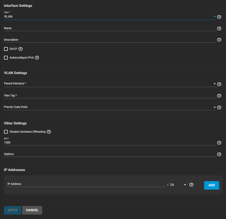 NetworkInterfacesAddVLAN