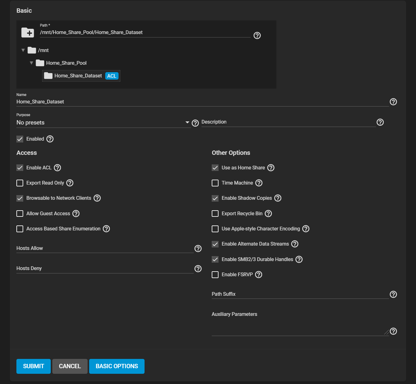 SharingSMBAddHomeShareExample