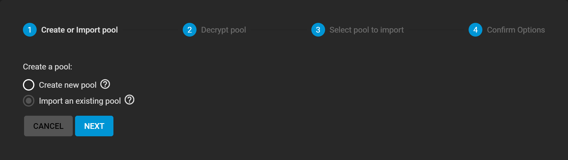 StoragePoolsAddImport