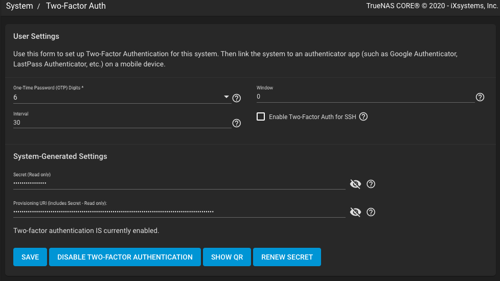 System2FAOptionsNoSSH