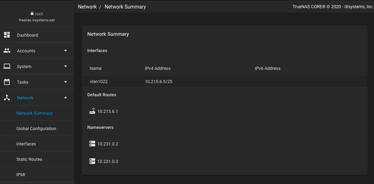Network Summary
