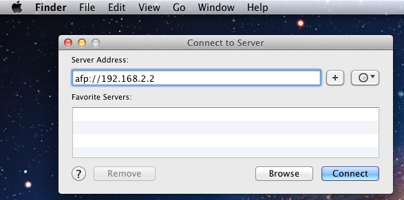 Apple AFP Connect