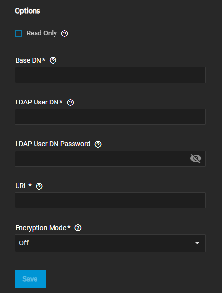 AddIdmapBackendLDAPOptionsSettings