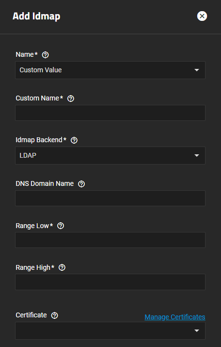 AddIdmapBackendLDAPSettings