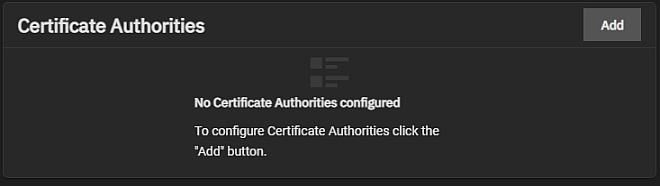 CertificateAuthoritiesWidgetNoCAs