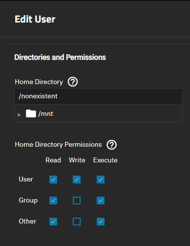 Home Directory Settings Early Bluefin