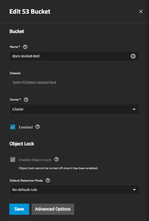 Edit S3 Bucket with Object Lock Edit S3 Bucket with Object Lock