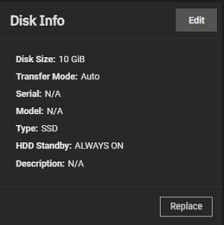 Devices Disk Info Widget