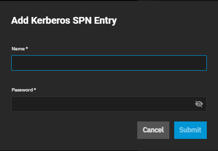 Add Kerberos SPN Entry