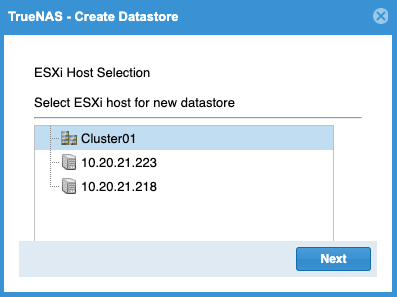 DatastoreCreate