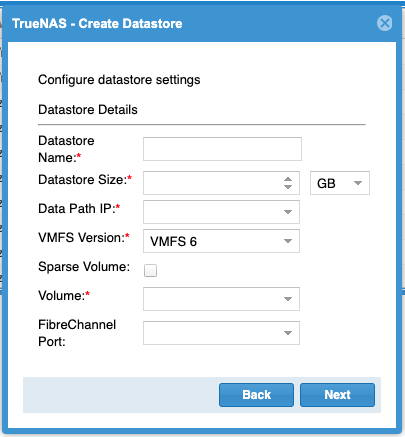 VMFSDatastoreSettings