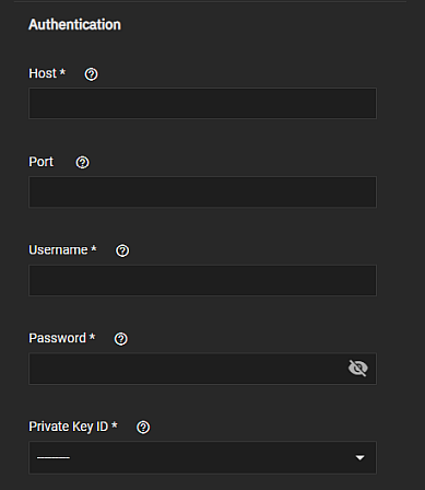 CloudCredentialsHostPortUserCredPrivateKeyAuth