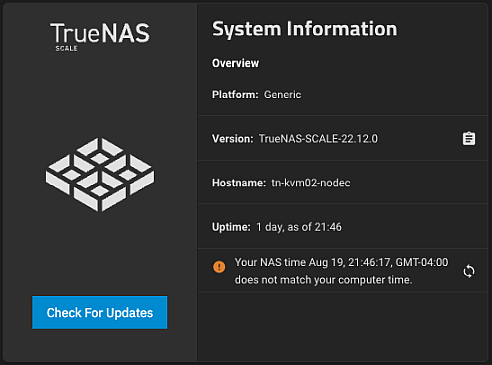 DashboardSytemInfoWidgetTimeSync