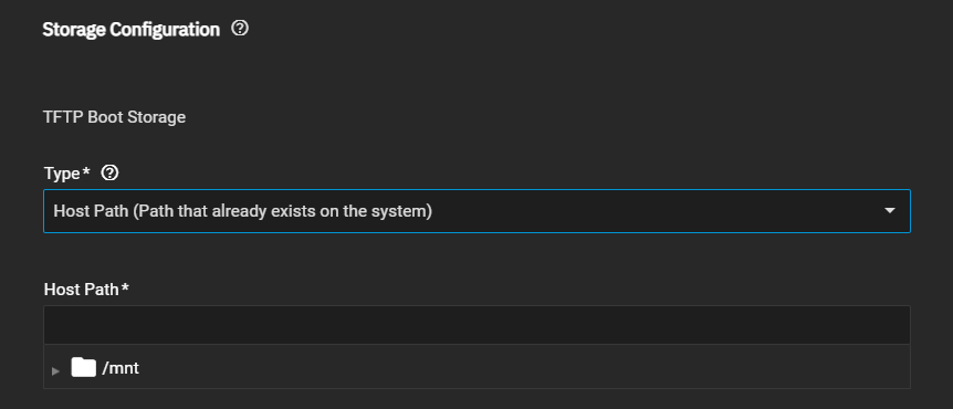 Install tftpd-hpa Host Path