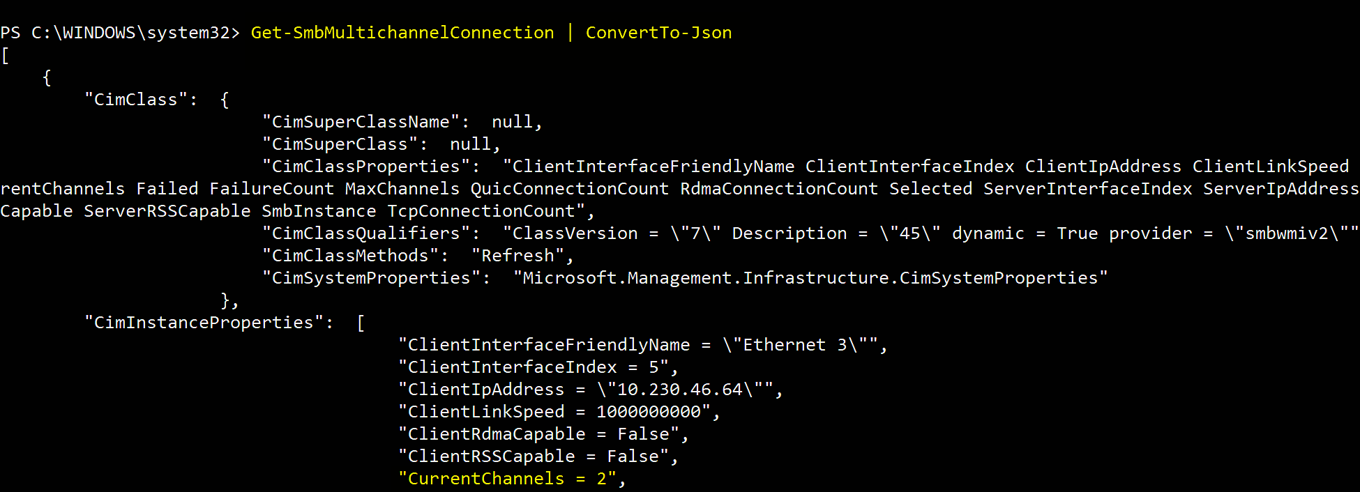 Validate Multichannel in JSON