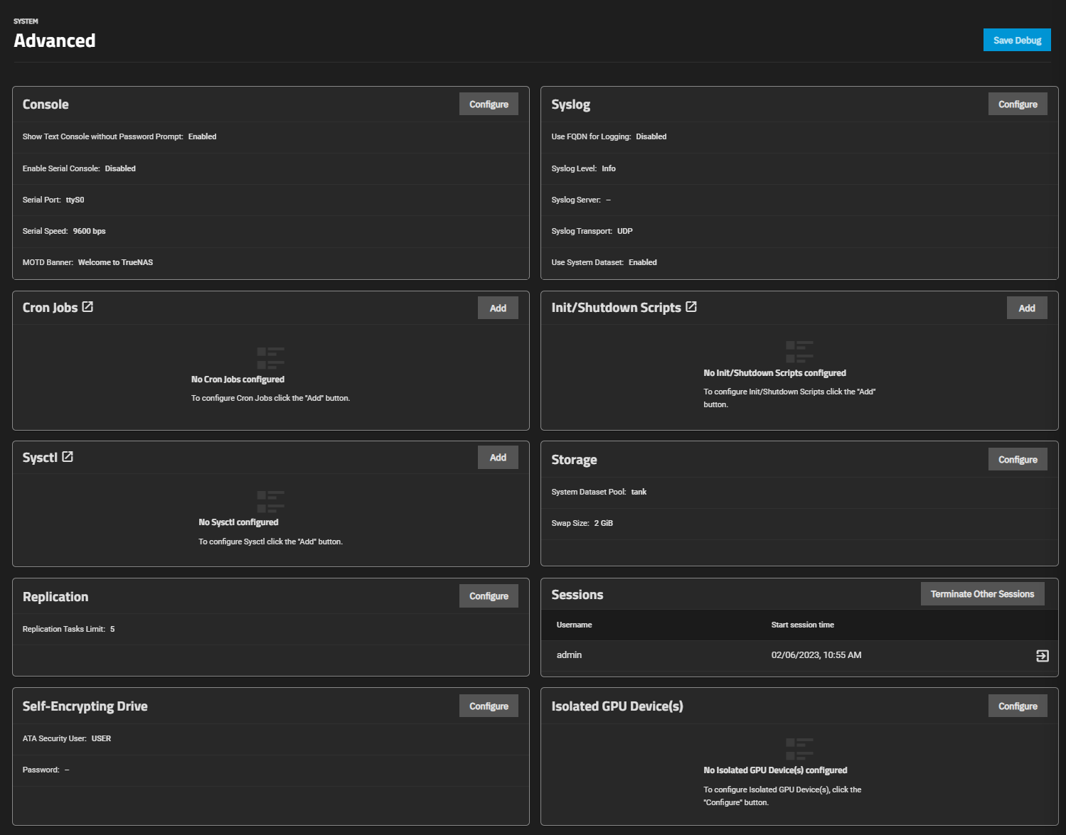 SystemAdvancedScreen