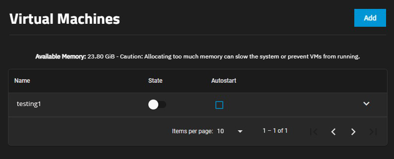 VirtualMachinesScreenwithVM