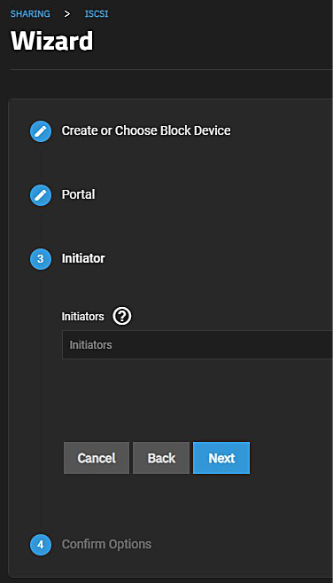 iSCSIWizardInitiator