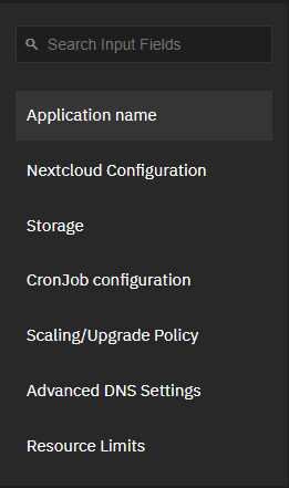 App Installation Wizard ToC