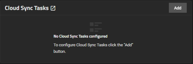 No Cloud Sync Tasks