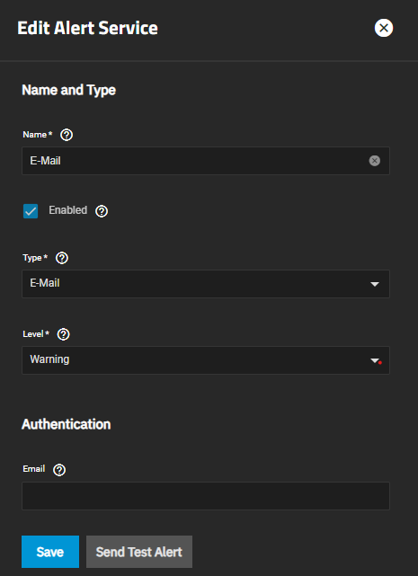 Edit Email Alert Service