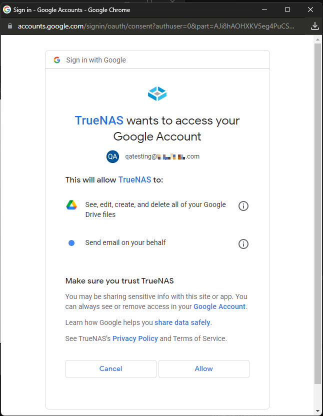 Allow Access