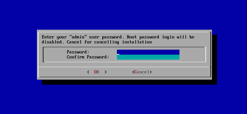 SCALEInstallerConsoleSetupAdminPassword