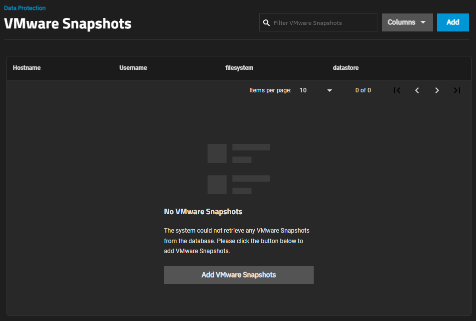 Add VMware Snapshot Task
