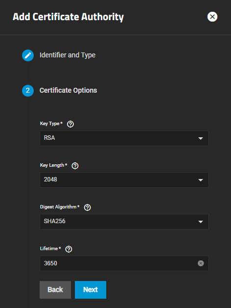 AddCACertificateOptionsRSAType