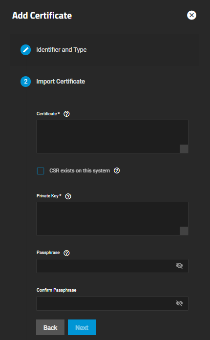 AddCertificateImportOptions