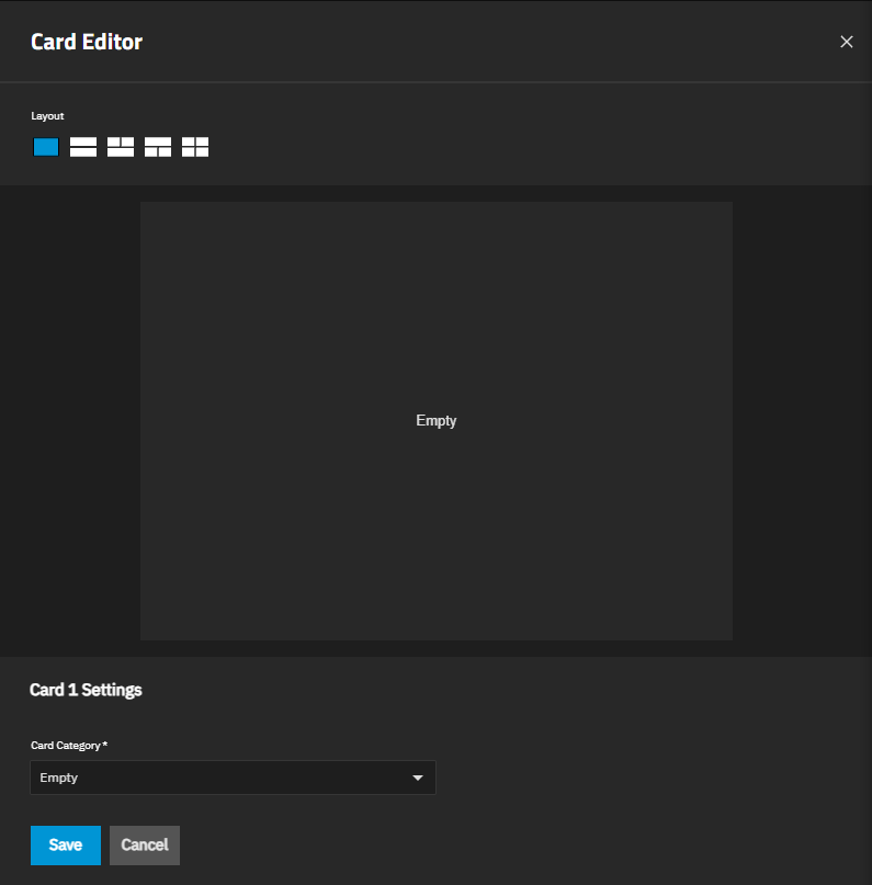 Card Editor for New Card Card Editor for New Card