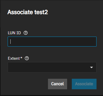 Extent Associate Dialog Extent Associate Dialog