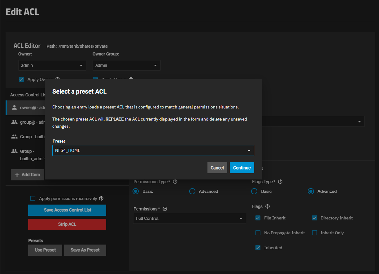 Add Dataset ACL Permissions Add Dataset ACL Permissions