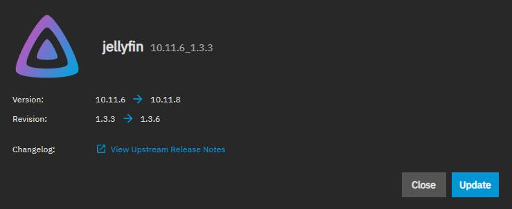 Update Application Window Update Application Window