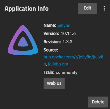 Application Info Widget Application Info Widget